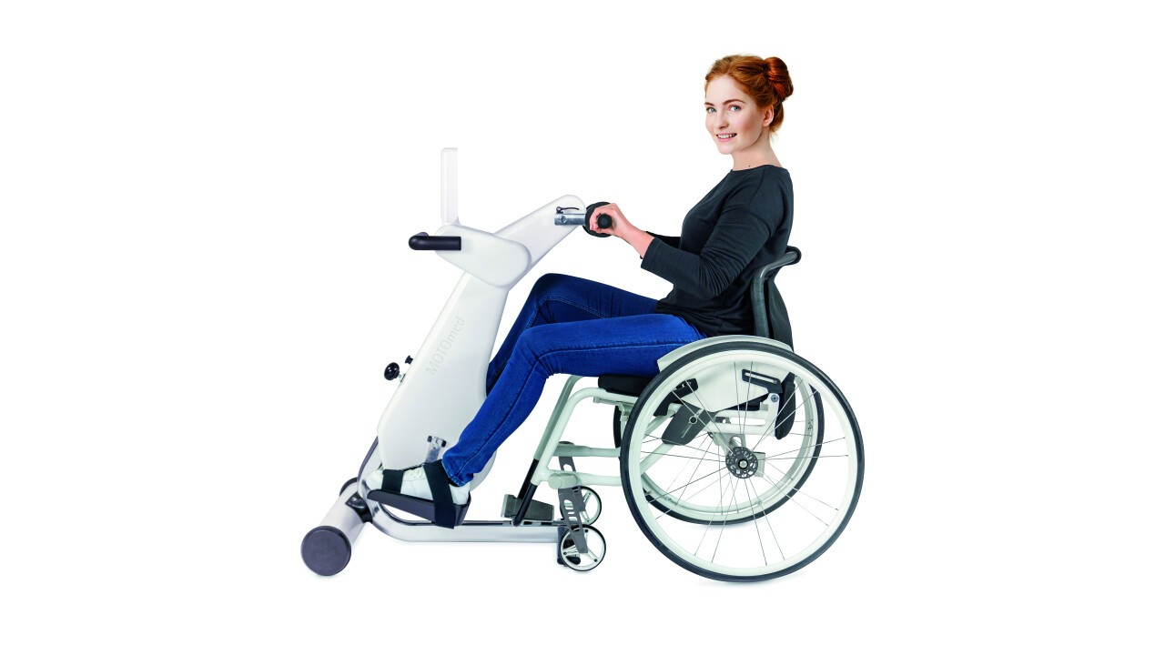 Bewegungstraining im Rollstuhl mit dem MOTOmed loop.la