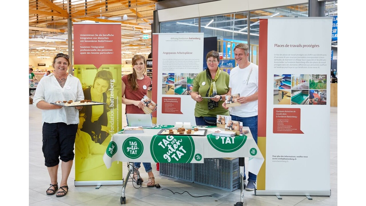 Jeder kann mit machen: Sensibilisierung der breiten Öffentlichkeit am Tag der guten Tat von Coop im Mai 2022