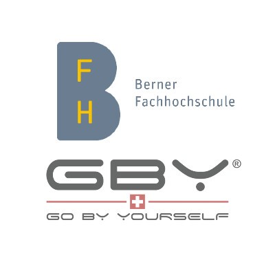 Logo BFH & GBY SWISS (Berner Fachhochschule & Go By Yourself)